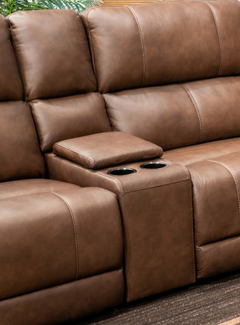 Bleckley Power Reclining Sectional Loveseat with Console -  Ashley Furniture Sectional