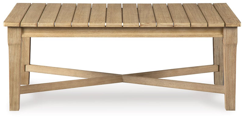 Carter Hall Outdoor Coffee Table -  Ashley Furniture Outdoor Cocktail Table  Fresh Start Furniture