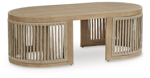 Serena Shores Outdoor Coffee Table Ashley Furniture Outdoor Cocktail Table Default Title Fresh Start Furniture