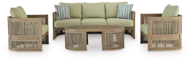 Serena Shores Outdoor Seating Set Ashley Furniture Outdoor Seating Set Default Title Fresh Start Furniture