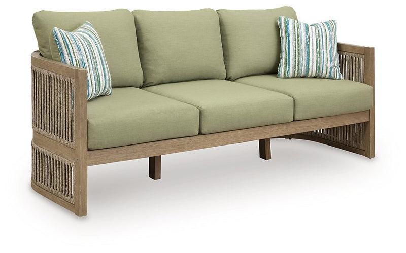 Serena Shores Outdoor Sofa with Cushion Ashley Furniture Outdoor Sofa  Fresh Start Furniture