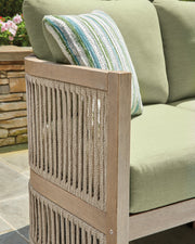Serena Shores Outdoor Sofa with Cushion Ashley Furniture Outdoor Sofa  Fresh Start Furniture