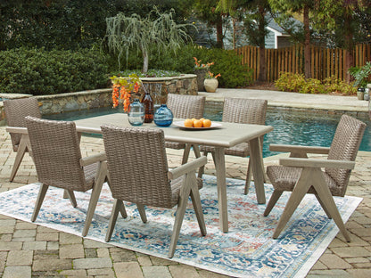 Cliff Trails Outdoor Dining Package -  Ashley Furniture Outdoor Dining Set  Fresh Start Furniture