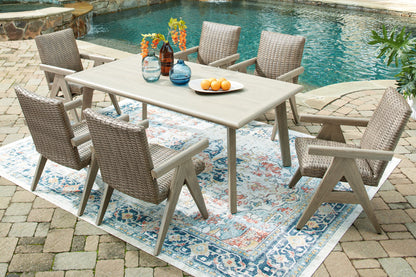 Cliff Trails Outdoor Dining Package -  Ashley Furniture Outdoor Dining Set  Fresh Start Furniture