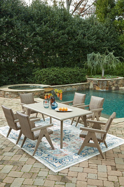 Cliff Trails Outdoor Dining Package -  Ashley Furniture Outdoor Dining Set  Fresh Start Furniture