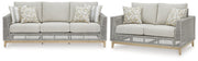 Seton Creek Outdoor Seating Set Ashley Furniture Outdoor Seating Set 2-Piece: Outdoor Sofa/Outdoor Loveseat Fresh Start Furniture