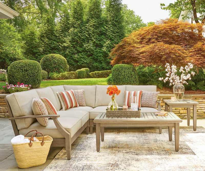 Clare View Outdoor Sectional -  Ashley Furniture Outdoor Sectional  Fresh Start Furniture