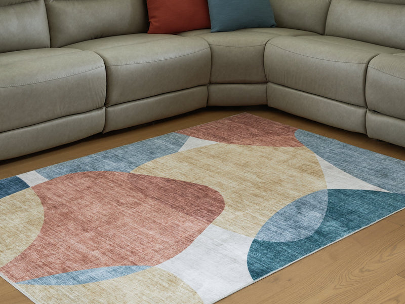 Chanleigh Washable 5' x 7' Area Rug -  Ashley Furniture Rug Medium  Fresh Start Furniture