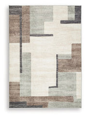 Larkport Washable Area Rug Ashley Furniture Rug Medium 5' x 7' Fresh Start Furniture