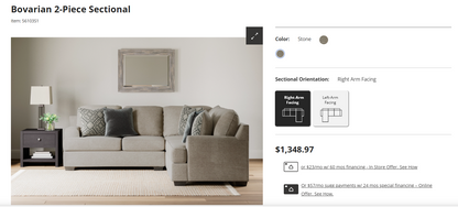Bovarian 2-Piece Sectional