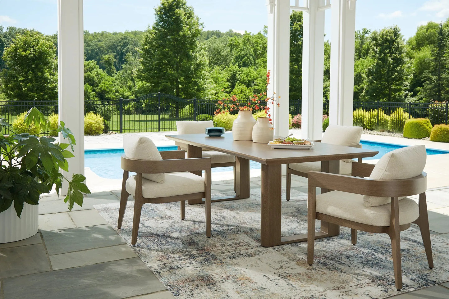 Serene Bay Outdoor Dining Set -  Ashley Furniture Outdoor Dining Set  Fresh Start Furniture