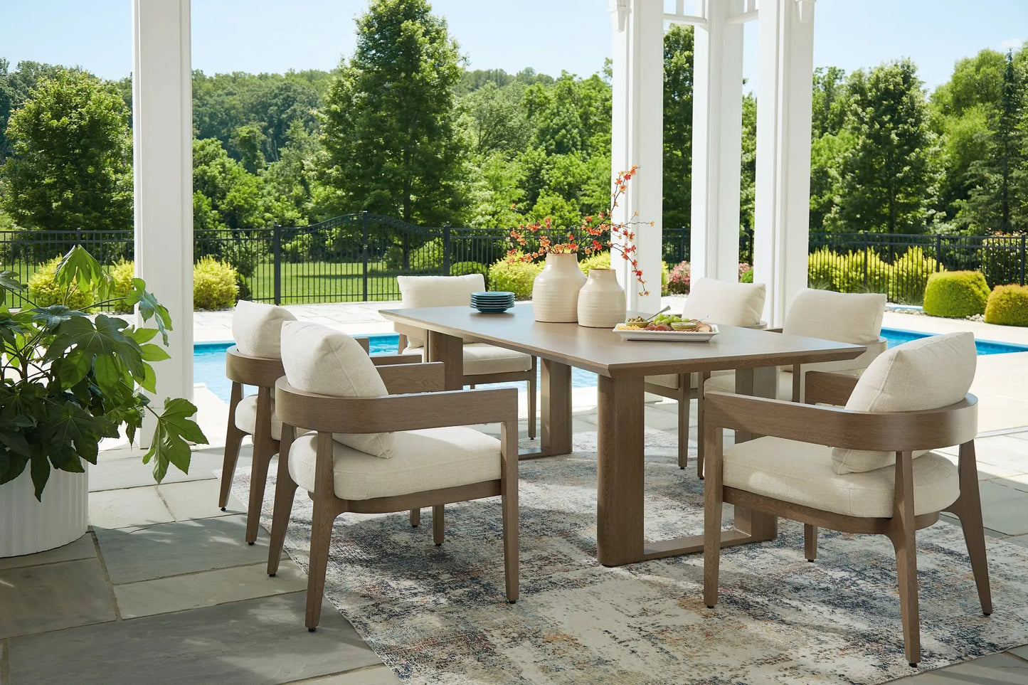 Serene Bay Outdoor Dining Set -  Ashley Furniture Outdoor Dining Set  Fresh Start Furniture