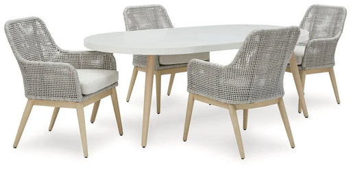 Seton Creek Outdoor Dining Package -  Ashley Furniture Outdoor Dining Set  Fresh Start Furniture