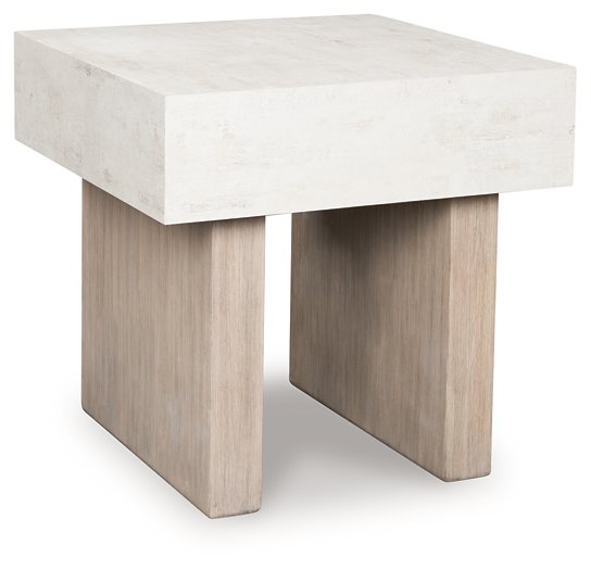 Jorlaina End Table Ashley Furniture End Table White/Brown Fresh Start Furniture