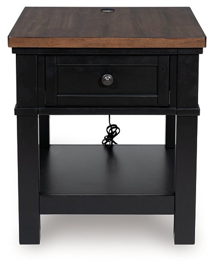 Wildenauer End Table Ashley Furniture End Table  Fresh Start Furniture