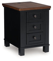 Wildenauer Chairside End Table Ashley Furniture End Table Chair Side  Fresh Start Furniture