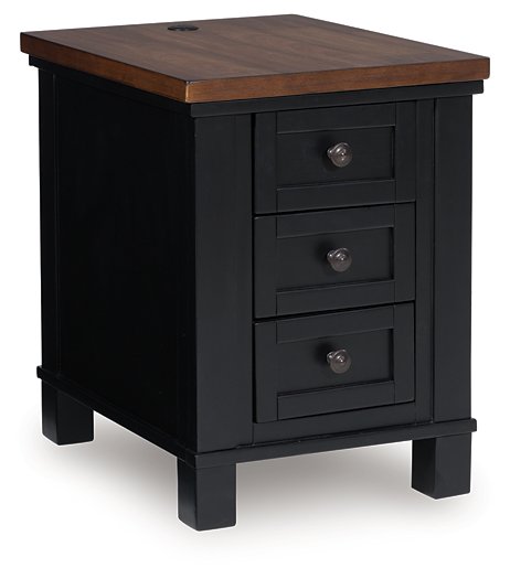 Wildenauer Chairside End Table Ashley Furniture End Table Chair Side  Fresh Start Furniture
