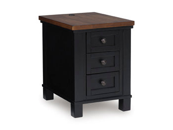 Wildenauer Chairside End Table Ashley Furniture End Table Chair Side  Fresh Start Furniture