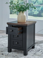 Wildenauer Chairside End Table Ashley Furniture End Table Chair Side  Fresh Start Furniture