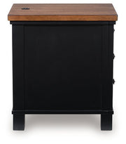 Wildenauer Chairside End Table Ashley Furniture End Table Chair Side  Fresh Start Furniture