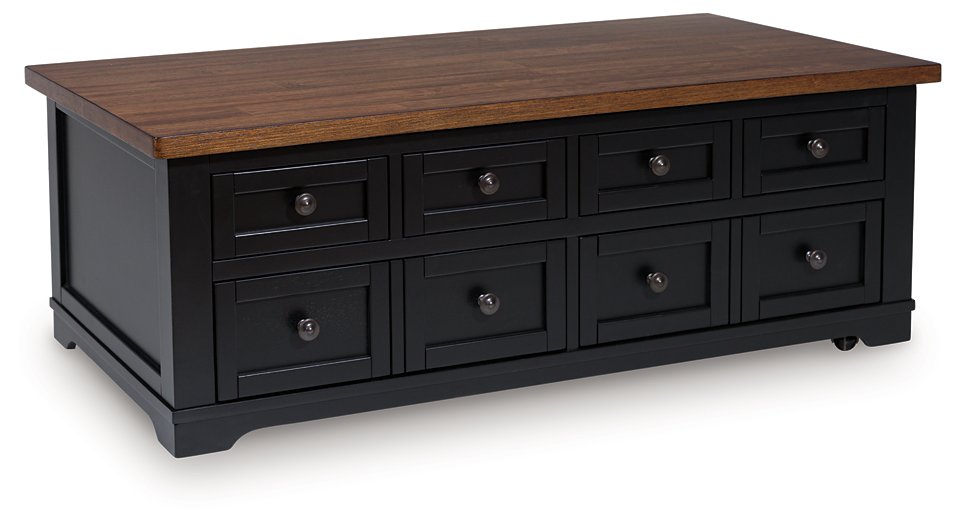 Wildenauer Lift-Top Coffee Table -  Ashley Furniture Cocktail Table  Fresh Start Furniture