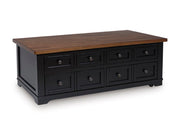 Wildenauer Lift-Top Coffee Table -  Ashley Furniture Cocktail Table  Fresh Start Furniture