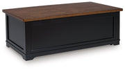 Wildenauer Lift-Top Coffee Table -  Ashley Furniture Cocktail Table  Fresh Start Furniture