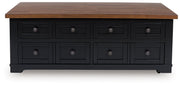 Wildenauer Lift-Top Coffee Table -  Ashley Furniture Cocktail Table  Fresh Start Furniture
