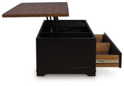 Wildenauer Lift-Top Coffee Table -  Ashley Furniture Cocktail Table  Fresh Start Furniture