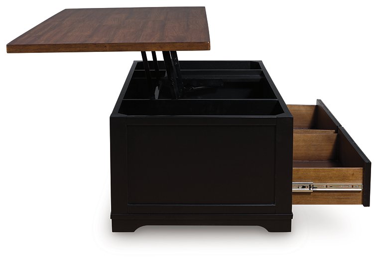Wildenauer Lift-Top Coffee Table -  Ashley Furniture Cocktail Table  Fresh Start Furniture