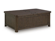 Breckington Coffee Table With Storage -  Ashley Furniture Cocktail Table