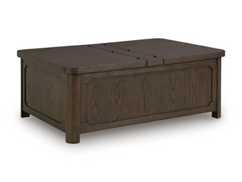 Breckington Coffee Table With Storage -  Ashley Furniture Cocktail Table