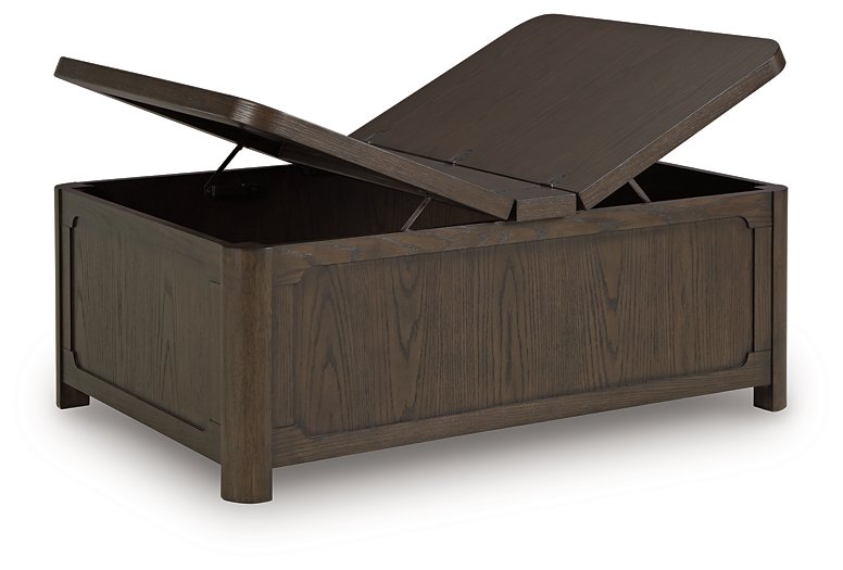 Breckington Coffee Table With Storage -  Ashley Furniture Cocktail Table