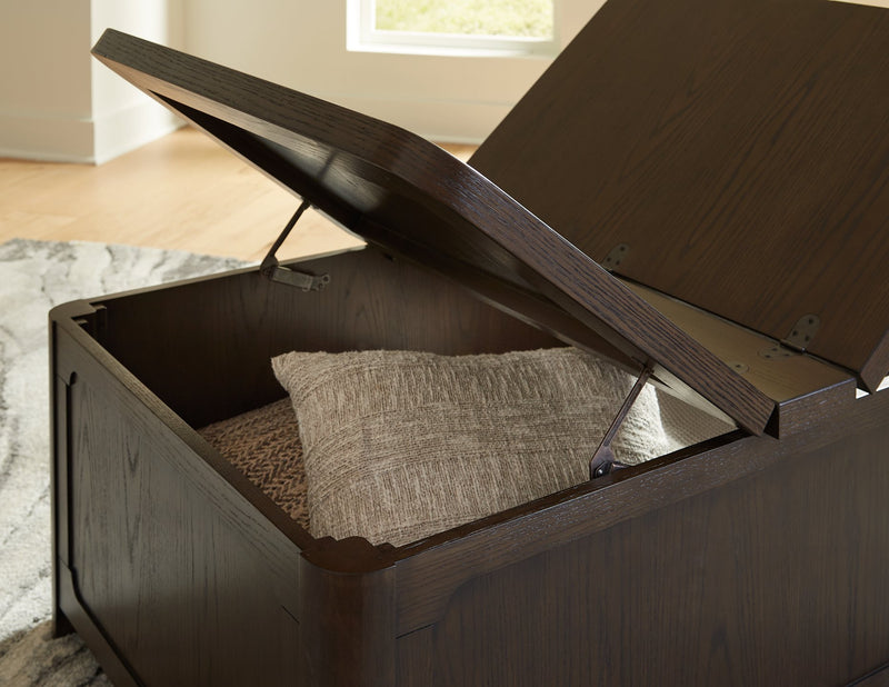 Breckington Coffee Table With Storage -  Ashley Furniture Cocktail Table