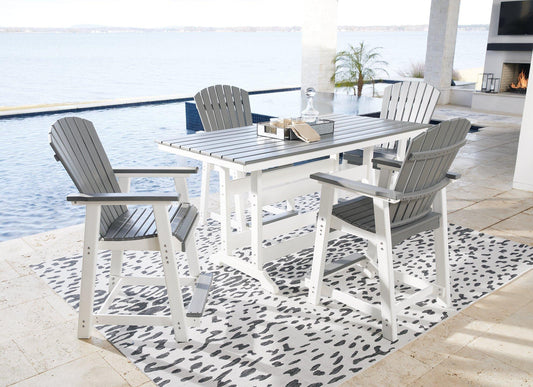 Transville Outdoor Dining Set Ashley Furniture Outdoor Dining Set Default Title Fresh Start Furniture