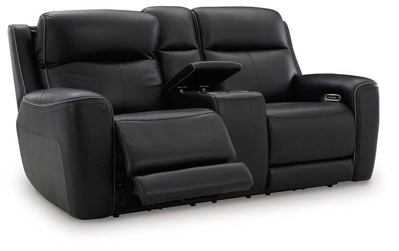 5Z-Relaxation Power Reclining Loveseat with Console Ashley Furniture