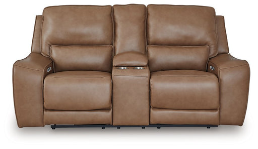 DeepWakes Power Reclining Loveseat with Console -  Ashley Furniture Loveseat  Fresh Start Furniture