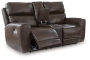 Crossplex Power Reclining Loveseat with Console -  Ashley Furniture Loveseat  Fresh Start Furniture
