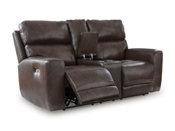 Crossplex Power Reclining Loveseat with Console -  Ashley Furniture Loveseat  Fresh Start Furniture