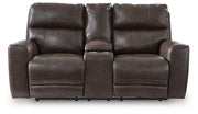 Crossplex Power Reclining Loveseat with Console -  Ashley Furniture Loveseat  Fresh Start Furniture