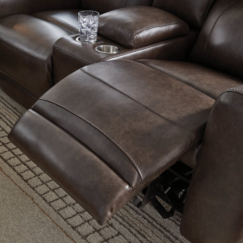 Crossplex Power Reclining Loveseat with Console -  Ashley Furniture Loveseat  Fresh Start Furniture