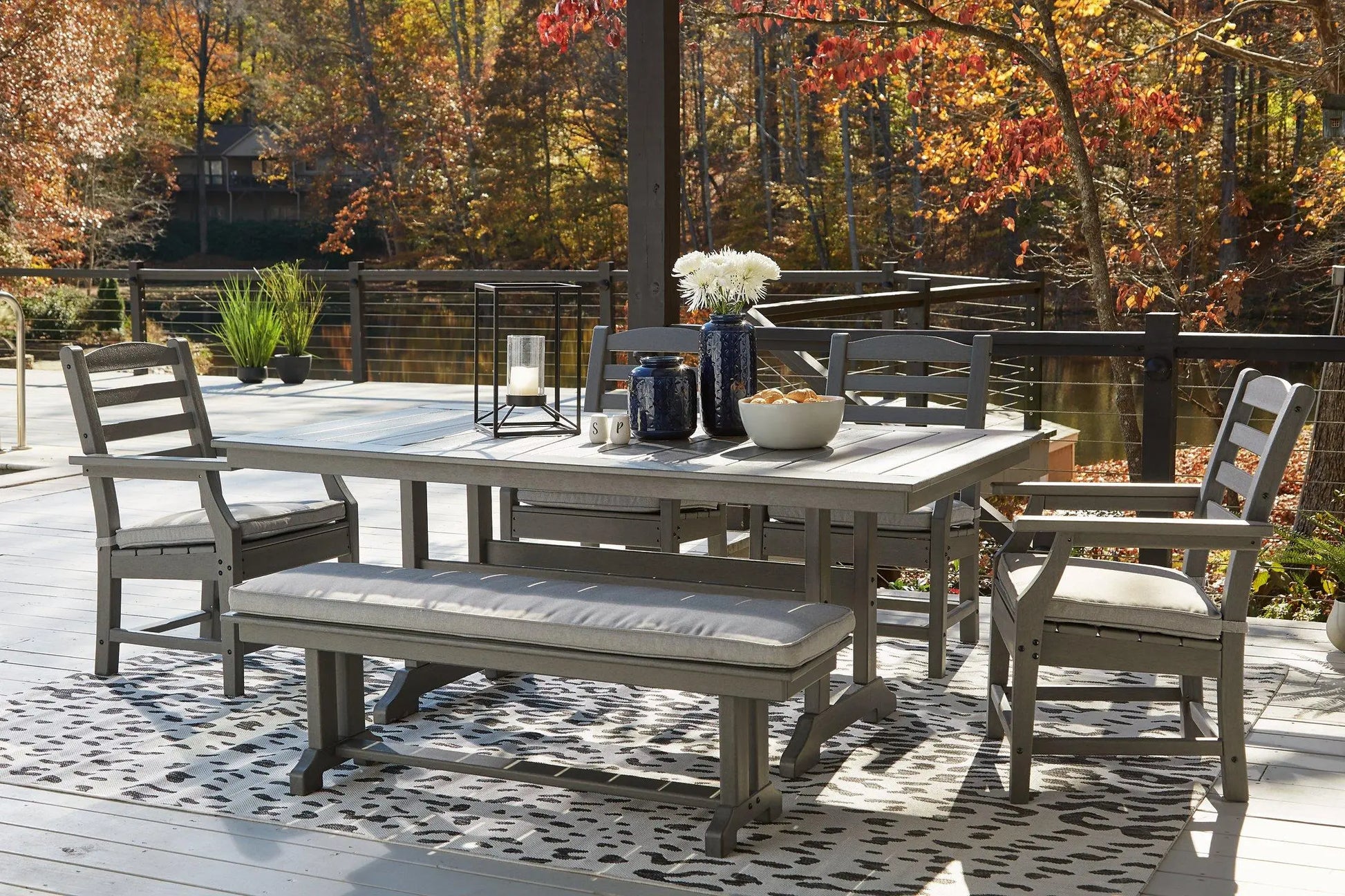 Visola Outdoor Dining Set -  Ashley Furniture Outdoor Dining Set  Fresh Start Furniture