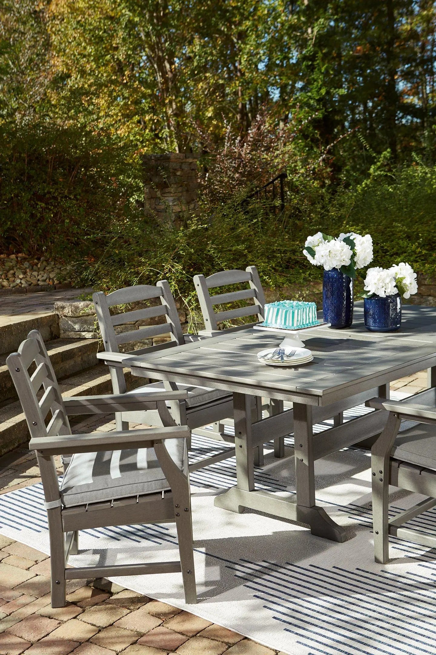 Visola Outdoor Dining Set -  Ashley Furniture Outdoor Dining Set  Fresh Start Furniture