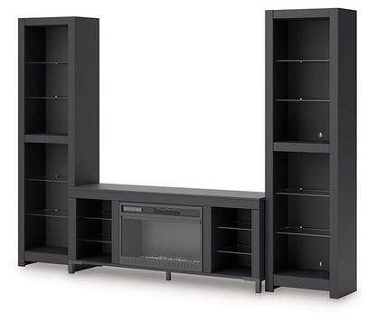 Cayberry Entertainment Center with Electric Fireplace