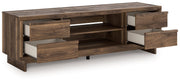 Zadilyn 72" TV Stand with Electric Fireplace -  Ashley Furniture TV Stand w/Fire  Fresh Start Furniture