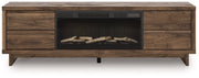Zadilyn 72" TV Stand with Electric Fireplace -  Ashley Furniture TV Stand w/Fire  Fresh Start Furniture