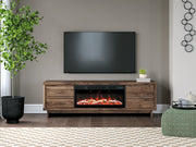 Zadilyn 72" TV Stand with Electric Fireplace -  Ashley Furniture TV Stand w/Fire  Fresh Start Furniture