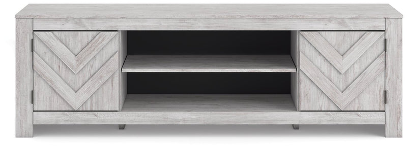 Cayboni 71" TV Stand with Electric Fireplace -  Ashley Furniture TV Stand w/Fire  Fresh Start Furniture