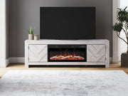 Cayboni 71" TV Stand with Electric Fireplace -  Ashley Furniture TV Stand w/Fire  Fresh Start Furniture