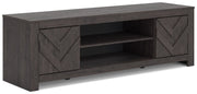 Cayboni 71" TV Stand with Electric Fireplace -  Ashley Furniture TV Stand w/Fire  Fresh Start Furniture